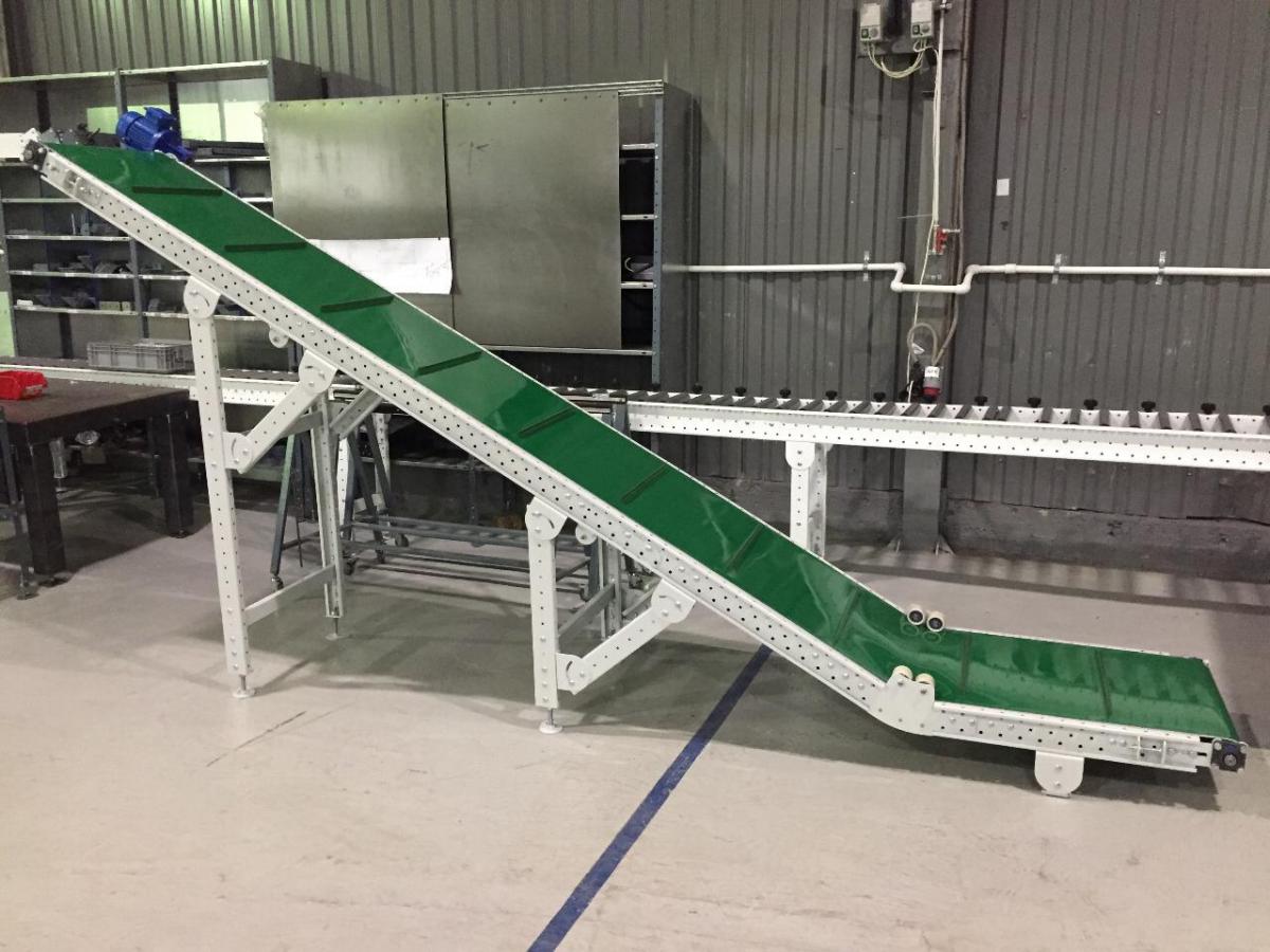 Конвейер ленточный L-образный