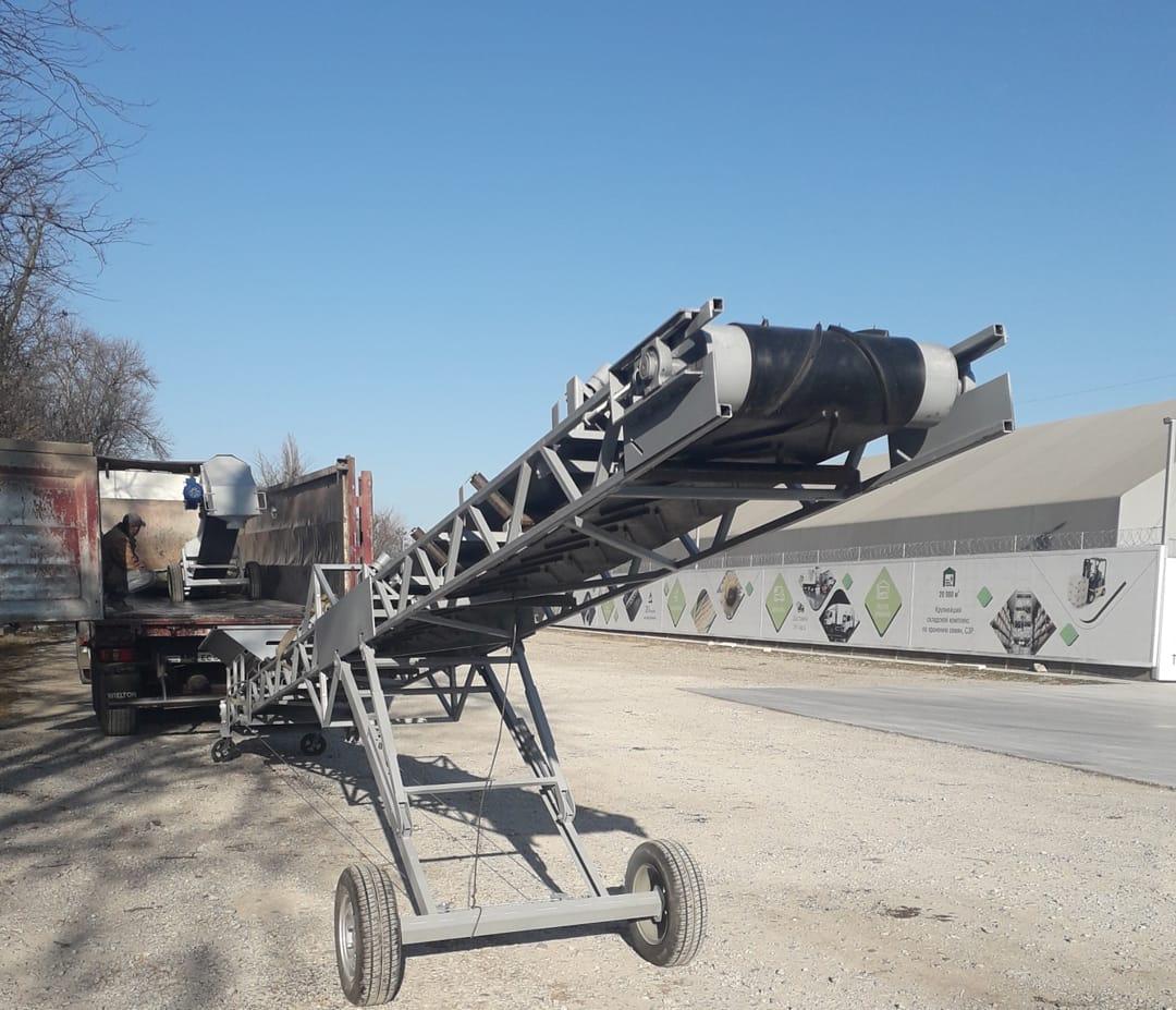 Конвейер ленточный наклонный