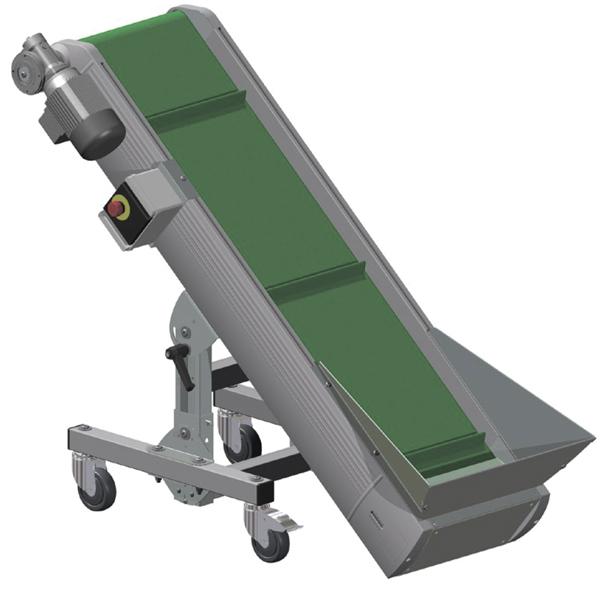 Транспортер ленточный наклонный